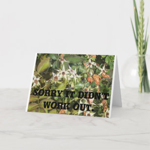 Carte de rupture moyenne Awkward