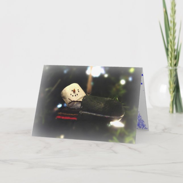 Carte de sac de couchage de S'Mores (Devant)