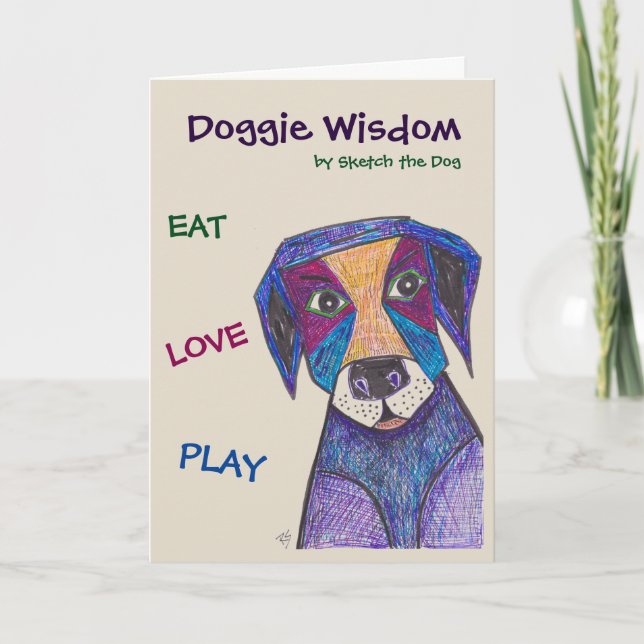 Carte de sagesse Doggie (Devant)
