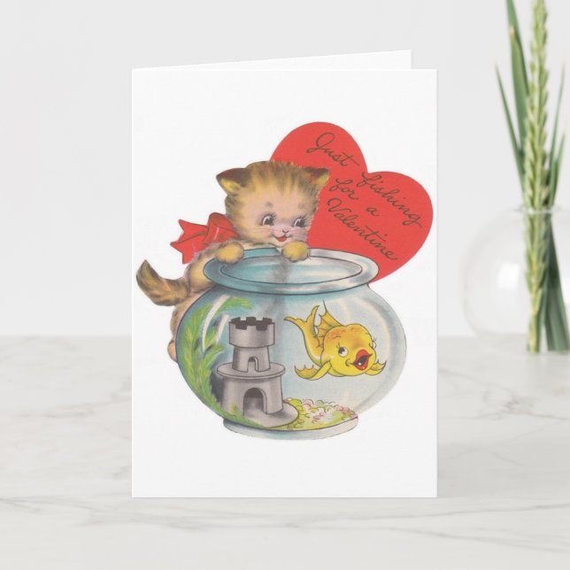 Carte de Saint-Kitts-et-Valentin au poisson (Devant)