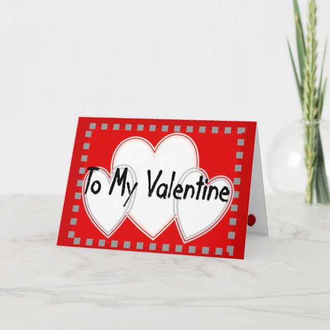 Carte de Saint-Valentin amusante - Voir le dos de  (Devant)