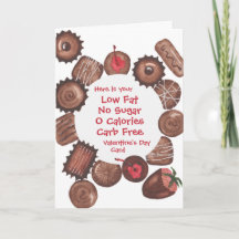 Carte de Saint-Valentin au chocolat - PERSONNALISA