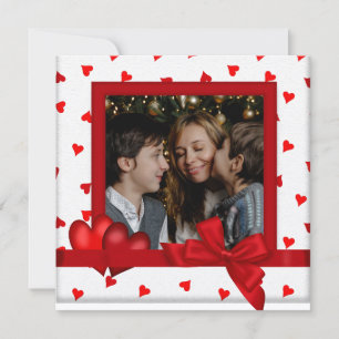 Carte de Saint-Valentin avec photo