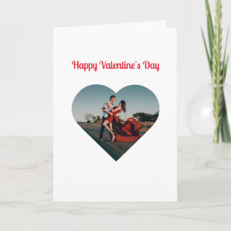 Carte de Saint-Valentin avec photo et message pers