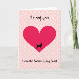 Carte de Saint-Valentin Chihuahua
