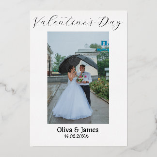 Carte de Saint-Valentin Cœurs Rouges Modernes