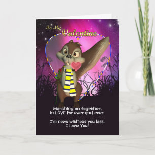 Carte de Saint-Valentin de fan de Leeds Footbally