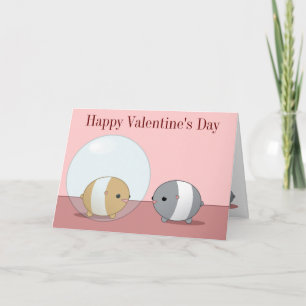 Carte de Saint-Valentin de hamster
