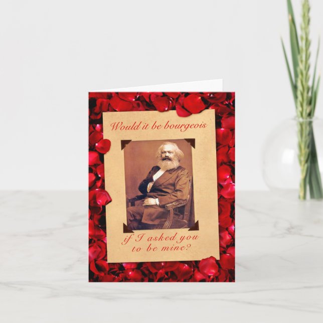 Carte de Saint-Valentin de Karl Marx (Devant)