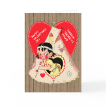 Carte de Saint-Valentin de Natif américain