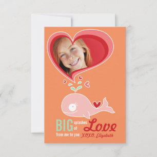 Carte de Saint-Valentin de salle de classe de bale