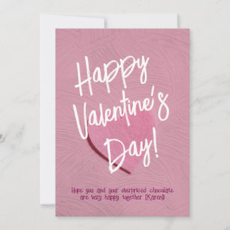 Carte de Saint-Valentin drôle et personnalisable p