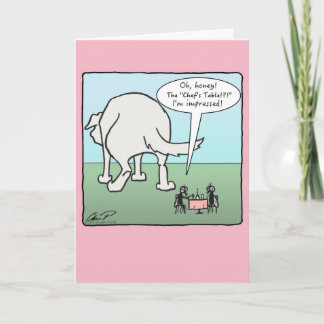Carte de Saint-Valentin "du Tableau du chef"