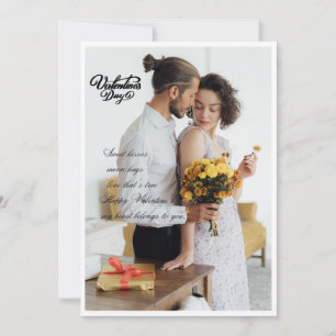 Carte de Saint-Valentin Hug le plus doux