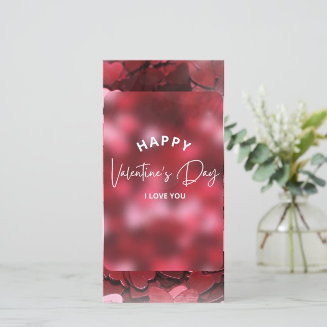 Carte de Saint-Valentin imprimable Joyeuse Saint-V (Debout devant)