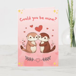 Carte de Saint-Valentin Joyeuse | Carte de vœux de