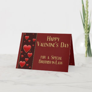 Carte de Saint-Valentin Masculine spéciale de l'av
