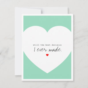 Carte de Saint Valentin minimaliste