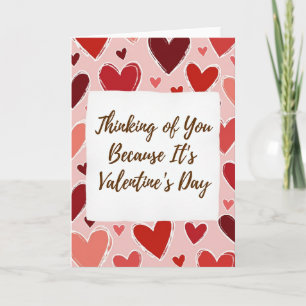 Carte de Saint-Valentin Pensée pour Toi