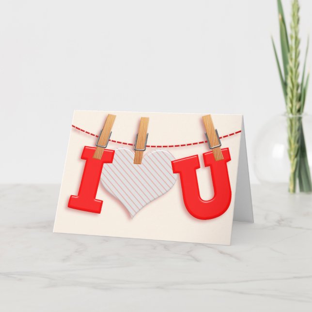 Carte de Saint-Valentin Platon I Heart You (Devant)