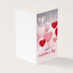 Carte de Saint-Valentin pliée