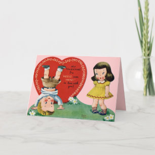 Carte de Saint-Valentin victorienne