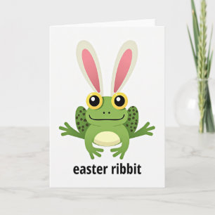 Carte de saison Pâques Ribbit