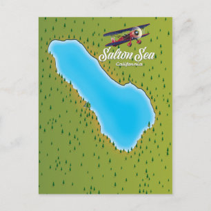 Carte de Salton Sea California USA