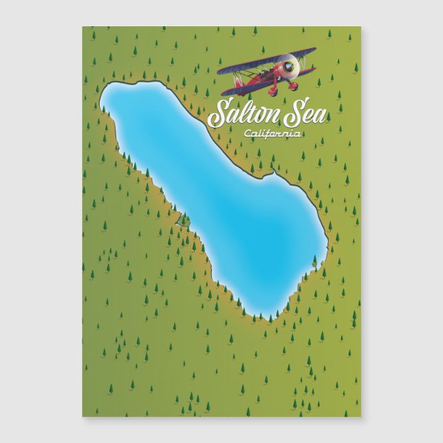 Carte de Salton Sea California USA (Devant)