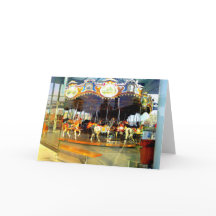 CARTE DE SALUT CAROUSEL-BROOKLYN BRIDGE PARK DE JA