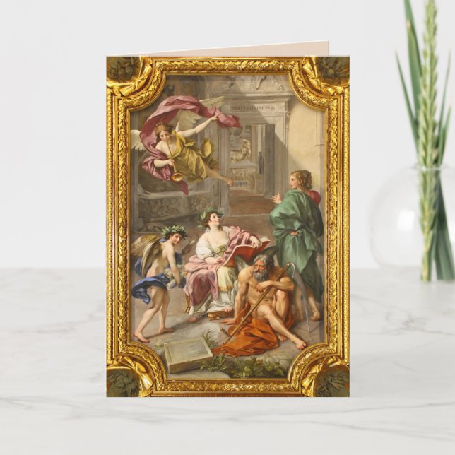 carte de salut de l'ange fresco (Devant)