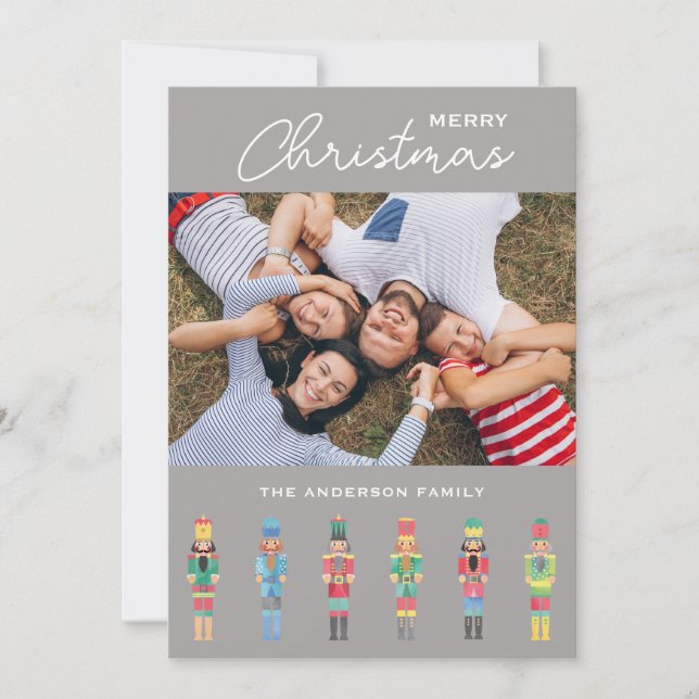 CARTE DE SALUT NUTCRACKER DE NOËL (Devant)