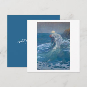 CARTE DE SALUT PLAT : MERMAID : HOWARD PYLE