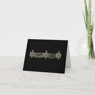 Carte de salutation/note de ~ de bracelet de
