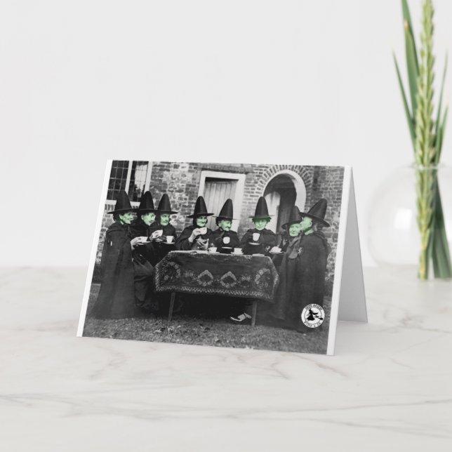 Carte de salutation Sorcière Olde Salem Witch & Co (Devant)