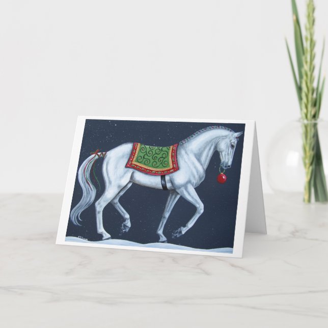Carte de sang chaud de la dépression de Noël blanc (Devant)