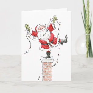 Carte de Santa with Christmas