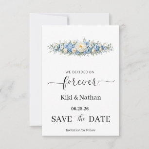 Carte de sauvegarde de date de mariage