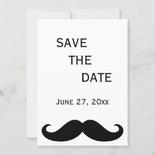 Carte de sauvegarde de date de mariage gay blanc M