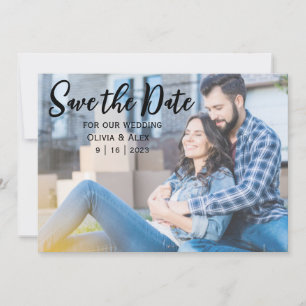Carte de sauvegarde de date informelle à plat
