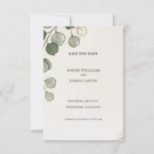 Carte de sauvegarde de date minimale Eucalyptus