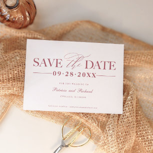 Carte de sauvegarde de mariage simple moderne sans