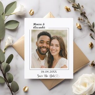 Carte de Save the Date élégante et moderne pour ma