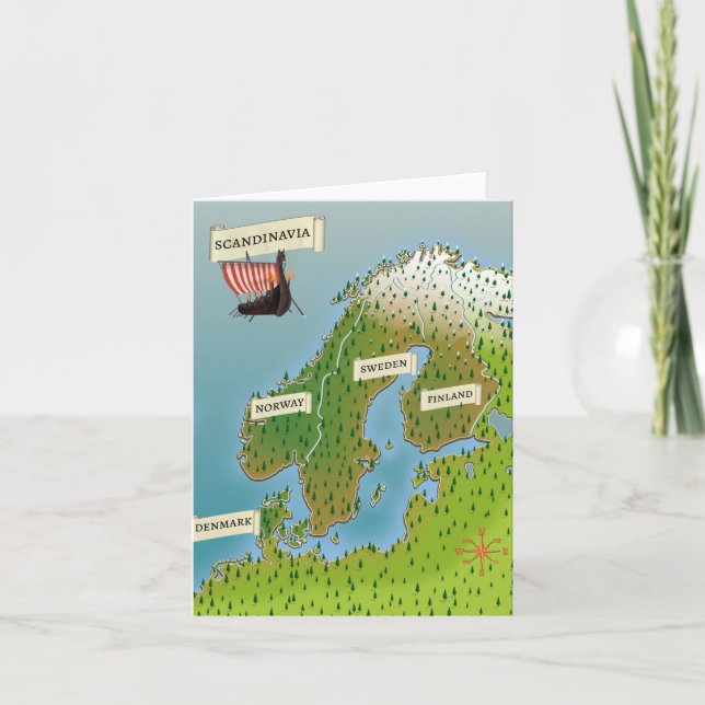 Carte de Scandinave (Devant)
