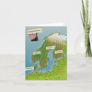 Carte de Scandinave
