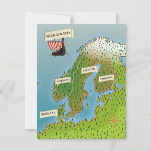 Carte De Scandinavie