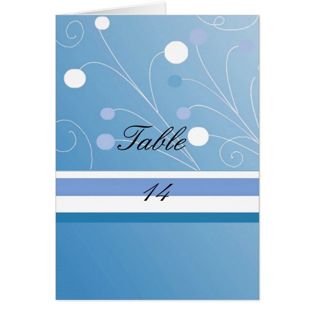 Carte de siège BlueTable (Devant)