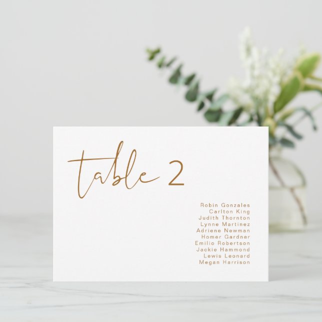 Carte de siège de table orange brûlée INDIE Bohemi (Debout devant)
