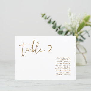 Carte de siège de table orange brûlée INDIE Bohemi