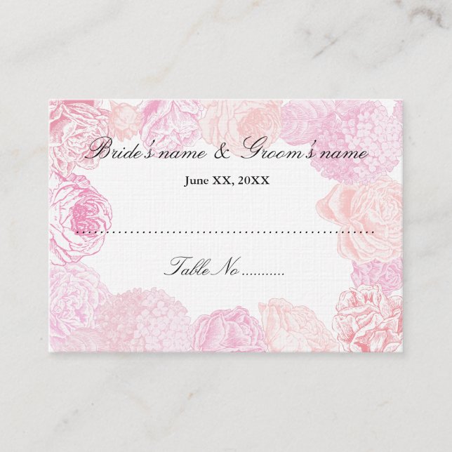 Carte de siège du client (Devant)